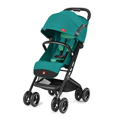 Immagine di gb Gold Passeggino Buggy Qbit+ All Terrain, Sistema di Viaggio 3 in 1, 0 15 kg, Dalla Nascita a circa 4 Anni, Luxus Traveller, Laguna Blue