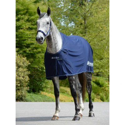 Immagine di Bucas Coperta promozionale del dispositivo di raffreddamento premio Blu marino / Argento Lunghezza posteriore: 155 cm &amp; inferiore 206