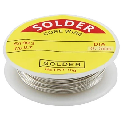 Immagine di Ett No Name Stagno per Saldatura SMD, Senza Piombo (99,3% SN 0,7% Cu 2% SB) 10 g, 0,5 mm x 2 m