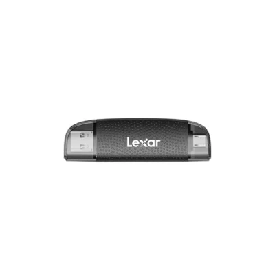 Immagine di Lexar Lettore USB A/C a doppio slot, velocità di trasferimento fino 205 MB/s, supporta schede SD e microSD (LRW310X BNBNG)