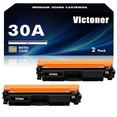 Immagine di 2 Pack 30A Cartuccia di Toner Compatibile per HP CF230A 30X CF230X Laserjet Pro MFP M227fdw M203dw M203dn M203d M227sdn M227fdn M227d M227 M203 Stampante Nero