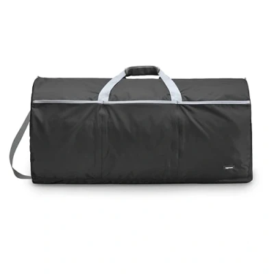 Immagine di Amazon Basics Borsone da Viaggio e Palestra, Manico Superiore ad Anello, Ideale per il Fine Settimana, 98 L, grande, Nero