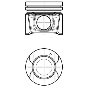 Immagine di KOLBENSCHMIDT 97504620 Pistone 85,51mm