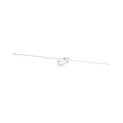 Immagine di Ideal Lux FILO Lampada da bagno a 2 luci LED integrata su specchio bianca 2000Lm 3000K IP44