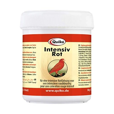 Immagine di Quiko RossoIntensive 50g Mangime complementare Per uccelli con fattore rosso la colorazione rossa intensiva