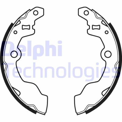 Immagine di DELPHI LS2069 Ganasce Freno 180mm 31mm SUZUKI: Alto IV