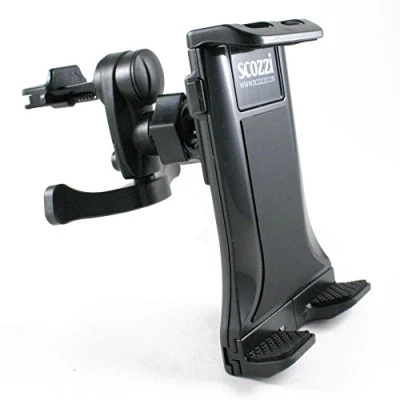 Immagine di scozzi Supporto Auto 360 per [Samsung Galaxy S10 S9 S8 S7 S6 S5 S4 S3 S2 A3 A5 J7 J5 J3 J1 Xcover/Tab A E / + Mini Edge Plus] Griglia di Ventilazione Nero (am9)