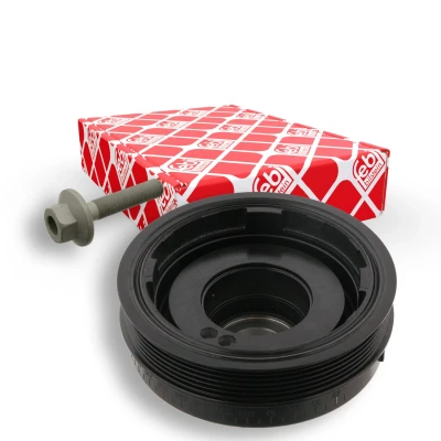 Immagine di febi BILSTEIN 33579 Puleggia Albero Motore 6PK 155 5 con bullone/vite Plus MERCEDES BENZ: Classe E Sedan, ML, CLK Cabrio