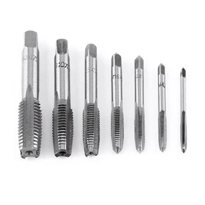 Immagine di 7pcs Filettatura Metrica, Acciaio Maschiatura Utensile M3, M4, M5, M6, M8, M10, M12