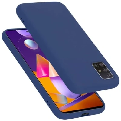 Immagine di Cadorabo Custodia compatibile con Samsung Galaxy M31s in LIQUID BLU Coperchio protettivo silicone TPU flessibile