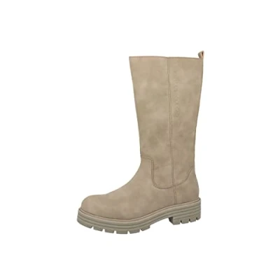 Immagine di TOM TAILOR 4291312, Stivali ad Altezza Ginocchio Donna, Fango, 39 EU