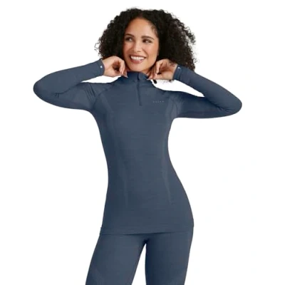 Immagine di Falke Wooltech Longsleeve ZIP FOR COLD TO VERY Conditions Maglietta intima capitain, Donna, Taglia: Small, Capitain