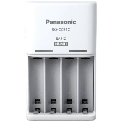 Immagine di Panasonic Basic BQ CC51 Caricatore per spina domestica NiMH Ministilo (AAA), Stilo (AA)
