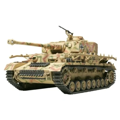 Immagine di TAMIYA 32518 1:48 Dt. Panzerkampfw.IV AUSF.J Modellismo, kit di costruzione in plastica, fai da te, hobby, incollaggio, non verniciato, multicolore