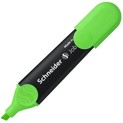 Immagine di Schneider Schreibgeräte Evidenziatore Job 1504 Verde 1 mm, 5 mm pz.