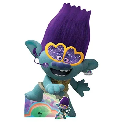 Immagine di Star Cutouts Ltd SC1525 Troll a Forma di Ramo Che cantano i Troll, Altezza 148 cm, Larghezza 96 Multicolore,