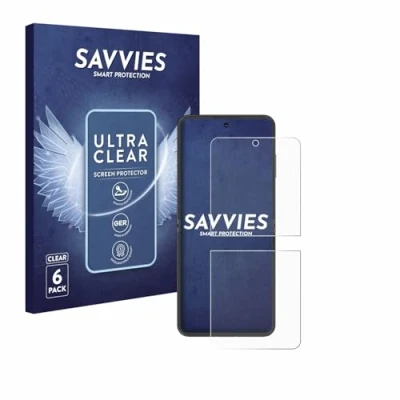 Immagine di savvies (6 Pezzi Pellicola Protettiva per Nubia Flip 5G Protezione Schermo Trasparente