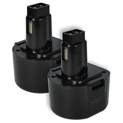 Immagine di vhbw 2x batteria sostituisce Dewalt DE9074, DC9062, DE9036, DE9061, DE9062, DW9061, DW9062 per attrezzo da lavoro (1500 mAh, NiMH, 9,6 V)