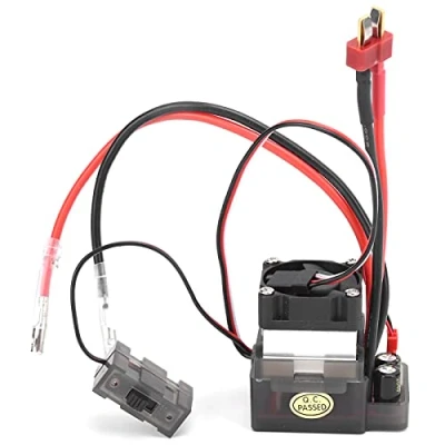 Immagine di RC Spazzolato ESC,RC Spazzola a Due Vie ESC Spazzolata 320A con Ventola di Raffreddamento del Freno per Modello Nave Veicolo