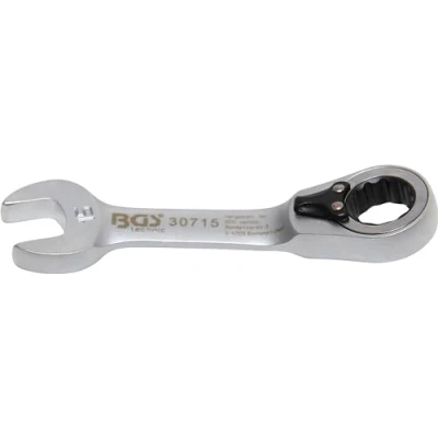 Immagine di Llave combinada corta con carraca reversible 15 mm