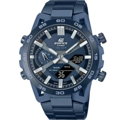 Immagine di Casio, Orologio da polso, ECB 2000CB 2AEF, Blu, (Cronografo, 48 mm)