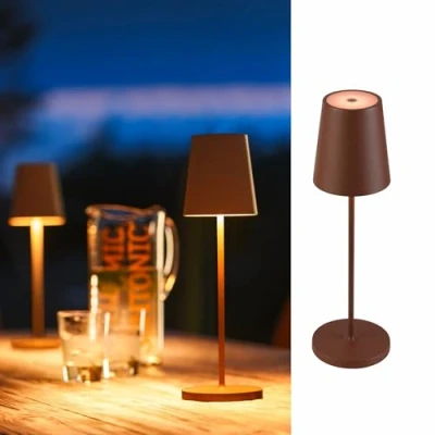 Immagine di SLV Lampada ricaricabile a LED Vinolina Two, color ruggine, alluminio, Ø