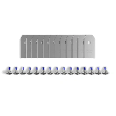 Immagine di Segway Navimow lame di ricambio Plus (12 pezzi), accessorio per robot tagliaerba i105E, i108E, H500E VF, H800E H1500E H3000E X315E, X330E, X350E, X390E
