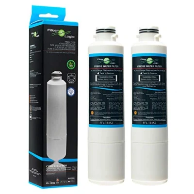 Immagine di 2x FilterLogic FFL 181S2 Filtri acqua frigo compatibile con Samsung DA29 00020B, HAF CIN/EXP, CIN, DA97 08006A B, E, 08043ABC cartucce per frigoriferi