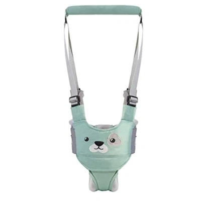Immagine di Felly Camminare Assistente Per Bambino,Apprendimento Stare in piedi e Aiutante Bretelle di Sicurezza Bambino,Detachable Redini Primi Passi Baby 8 28 mesi (verde)