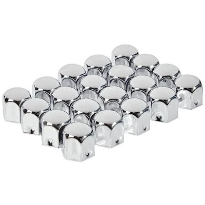 Immagine di Eufab Copribulloni Adatto per (dimensione vite) 17 mm Cromo Metallo