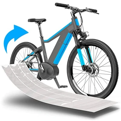 Immagine di Pellicola Protettiva per Bicicletta Elettrica, BMX, Bici da Corsa/Strada/Trekking ECC. Set Telaio 20 Pezzi Resistente all&#039;Impatto di Pietre Trasparente Lucido &amp; Autoadesivo
