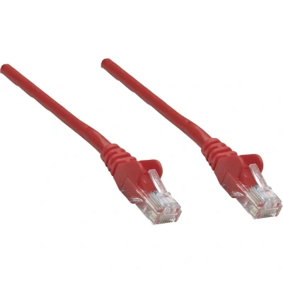 Immagine di Intellinet 739924 RJ45 cavo di rete, patch CAT 6 U/UTP 0.25 m Rosso 1 pz.