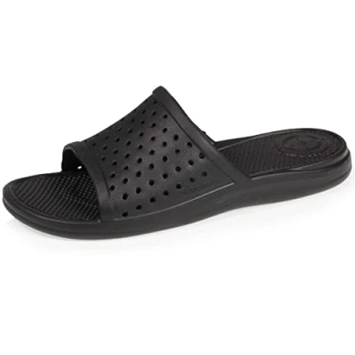 Immagine di Isotoner Pantofole comode da donna, traforate, Nero , 37 EU