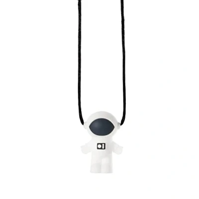 Immagine di collana da masticare per bambini e adulti, giocattoli in silicone uso alimentare, ragazzi ragazze con ADHD/autismo/SPD/ansia, masticabile resistente sensoriale riduce