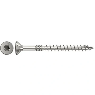 Immagine di Fischer Deutschl. 657040 Viti per truciolare 4 mm 40 Interno Esagonale rotondo, multidentato, TX, Torx, Impronta T Acciaio inox V2A