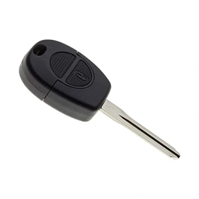Immagine di JONGO Guscio Chiave con Lama Compatibile Nissan Almera, Almera Tino, Micra, Navara, Patrol, Primera, Serena, Terrano, Vanette Custodia Plip Macchina Telecomando 2 Pulsanti