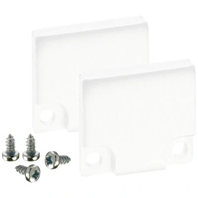 Immagine di Barthelme 62398613_9010 BARdolino Kit tappi terminali Alluminio (L x L A) 3 18.4 19.7 mm 2 pz.