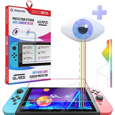 Immagine di Oniverse Ecran de protection anti lumiere bleue en verre trempe (Switch)