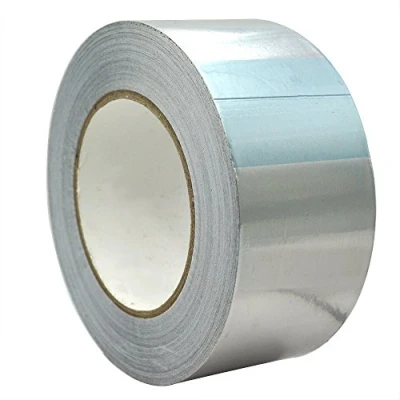 Immagine di Nastro Alluminio Adesivo in per Riparazioni di Oggetti Metallo, Alluminio, 25m x 50mm, Colore Argento
