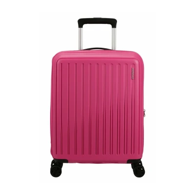 Immagine di American Tourister Trolley rigido, bagaglio a mano, realizzato in POLIPROPILENE robusto e antigraffio. Molto pratico super leggero, dispone di due ampi scomparti, divisorio nel comparto superiore