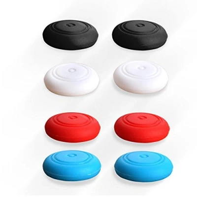 Immagine di 4 Paia Silicone Thumb Grip Stick Caps Gamepad analogico Joystick per Nintendo Switch NS Controller Joy Con ThumbStick