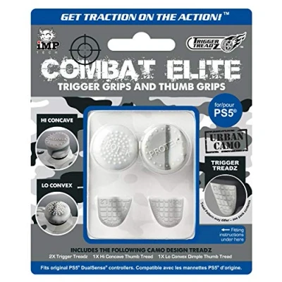 Immagine di iMP Tech Combat Elite Thumb &amp; Trigger Treadz Dual Sense Controller Grips Urban Camo (PS5) [Edizione: Regno Unito]