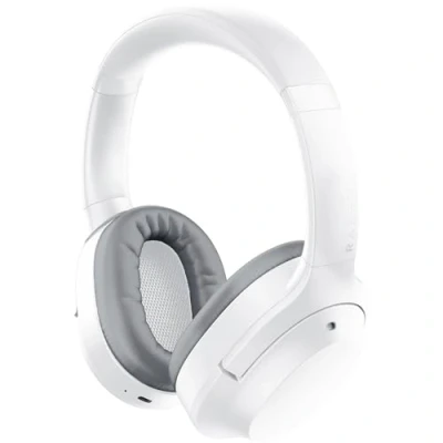 Immagine di Razer Opus X, Cuffie Wireless a Bassa Latenza con Tecnologia ANC, Bluetooth 5.0, Connessione 60 ms, Driver da 40 mm Calibrazione Personalizzata, Mercury Bianco