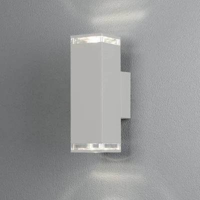 Immagine di Konstsmide Pollux 407 250 Lampada da parete per esterno LED (monocolore) GU10 14 W Bianco