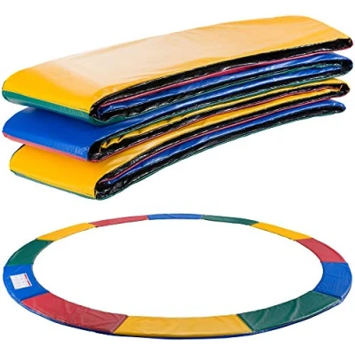 Immagine di Arebos Paraspigoli per Trampolino Protezione a Molla Copertura del Bordo di Tappeto Elastico 100% Resistente ai Raggi UV antistrappo colorato 457 cm