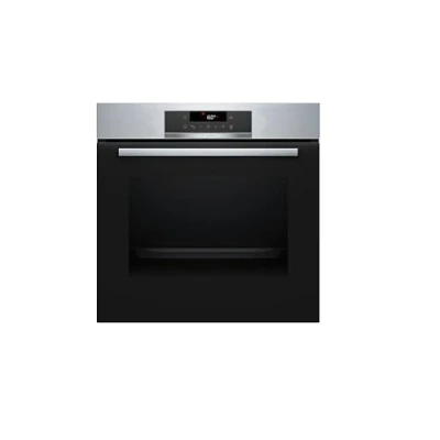 Immagine di Bosch HBF114BS1 Serie 2, Forno da incasso, Cottura uniforme fino a 3 livelli, Manopole scomparsa, Display digitale LED rosso, Idrolisi, Acciaio, 60 x cm, Versione Esclusiva Amazon