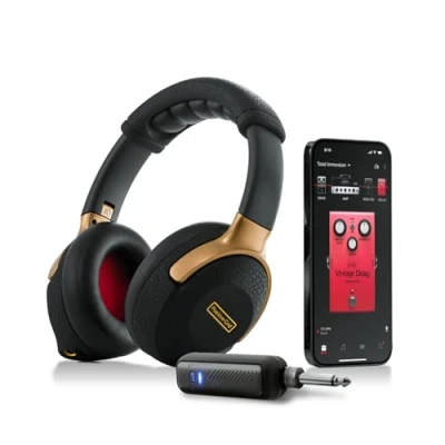 Immagine di Positive Grid Spark NEO Amp per Cuffie Wireless &amp; Rig Chitarra con AI e Driver Audio Personalizzati, Isolamento Acustico, Streaming Bluetooth Smart App Chitarre Elettriche, Acustiche Bassi