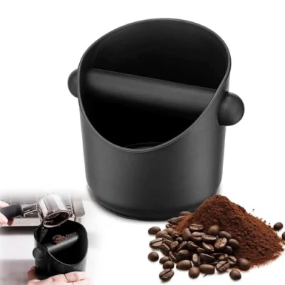 Immagine di yotutun Contenitore per Colino Attifondi Caffè Fondi, Espresso Caffe Knock Box Fondi di Raccolta e Riciclaggio
