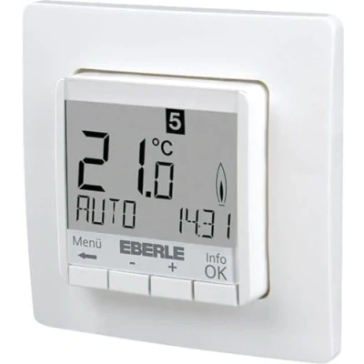 Immagine di Eberle 527 8103 55 100 FIT 3R Termostato ambiente Da incasso Settimanale Regolatore della temperatura ambientale senza sensore (R) 1 pz.