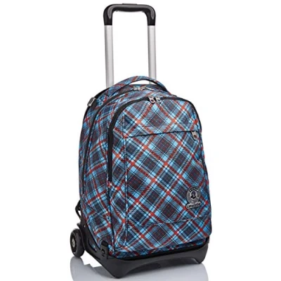 Immagine di Invicta NEW TECH Tartan Sganciabile Bagaglio a mano, Taglia: One Size, Blu